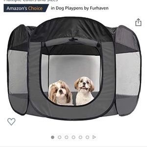 Pop up pet tent